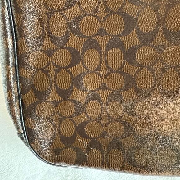 Coach Signature Brown Crossbody - Picture 9 of 12
